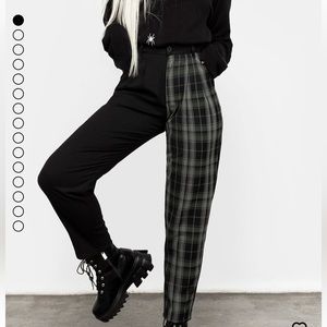 Disturbia Checkmate High Waisted Trouser